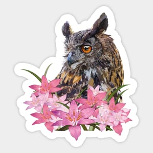 Royal Owl Sticker